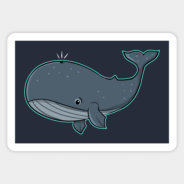 WHALE Sticker by roxiqt